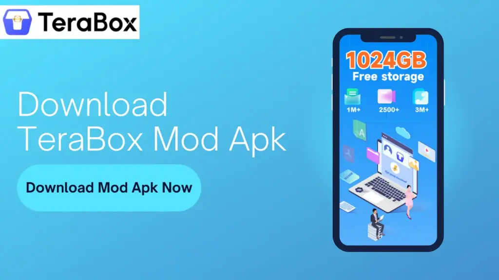 Terabox mod apk download banner
